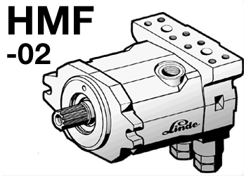 Piezas de recambio ► HMF55-02 HMF-02 Motores de cilindrada fija Linde Piezas hidráulicas