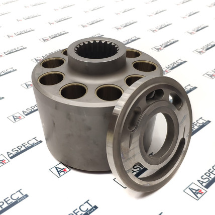 Cylinder block and Valve plate Right Bosch Rexroth R902041931 SKS
