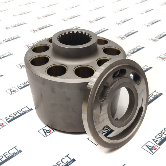 Cylinder block and Valve plate Right Bosch Rexroth R902041931 SKS