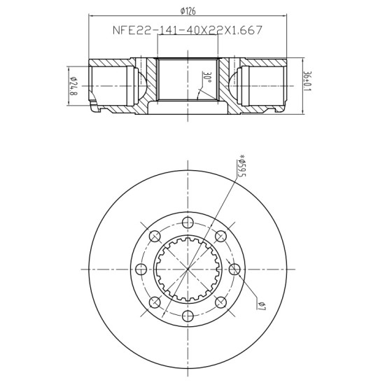 Rotor group Poclain Hydraulic MS02, MSE02 Piston D=24.5 mm AFM