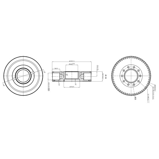 Rotor group Poclain Hydraulic MS08, MSE08  Piston D=33.3 mm AFM