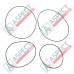 Dichtungssatz Poclain Hydraulic MS35, MSE35 1 Speed AFM - 1