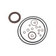 Seal kit motor Bosch Rexroth R902002302 SKS