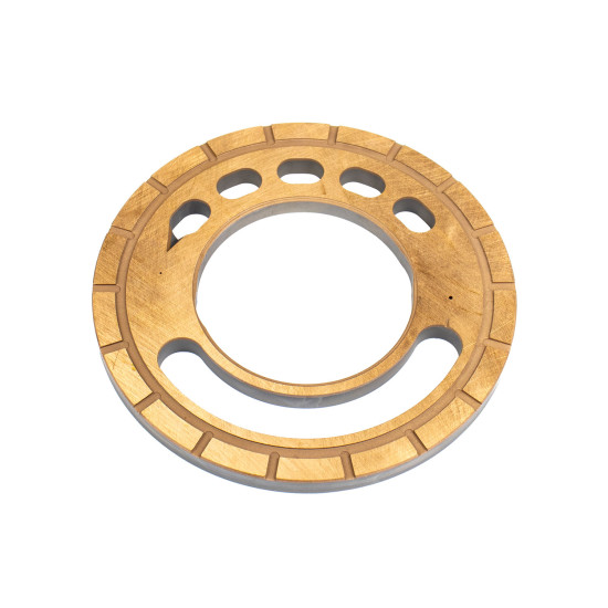 Valve plate Right Vickers PVH98, PVH106 2 short eyebrow grooves SKS