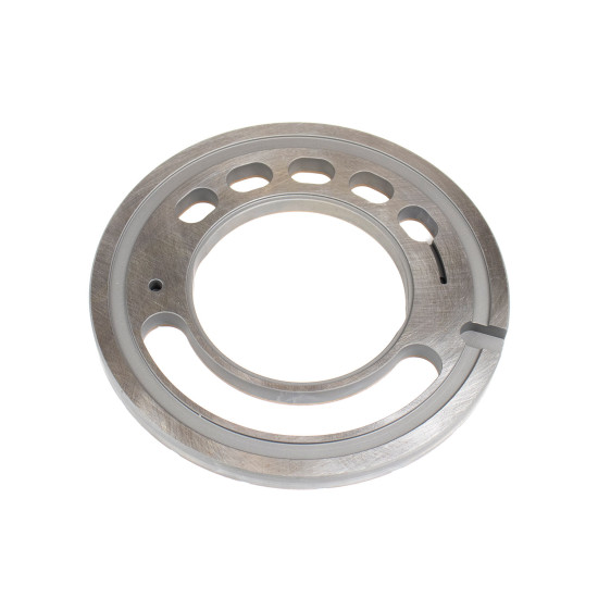 Valve plate Right Vickers PVH98, PVH106 2 short eyebrow grooves SKS