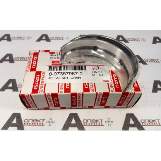 Crankshaft Bearing STD Isuzu 8973879670 Genuine Crankshaft Bearing STD Isuzu 8973879670 Genuine