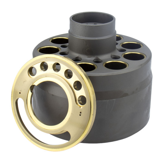 Cylinder block and Valve plate Left Caterpillar 173-3498 SKS