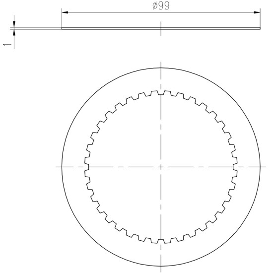 Friction Plate Bosch Rexroth MCR10 AFM