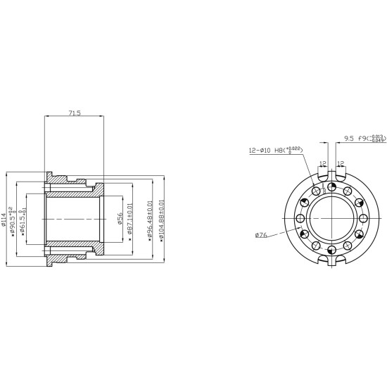 Distributor Poclain Hydraulic MS05, MSE05 1 speed AFM
