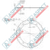 Trennplatte Poclain Hydraulic MS05, MSE05 AFM - 2