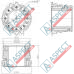 Distribuidor Poclain Hydraulic MS08, MSE08 2 speed AFM - 4