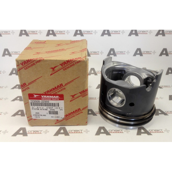 Piston with Rings Yanmar 729908-22900 O/S=0.25 YANMAR