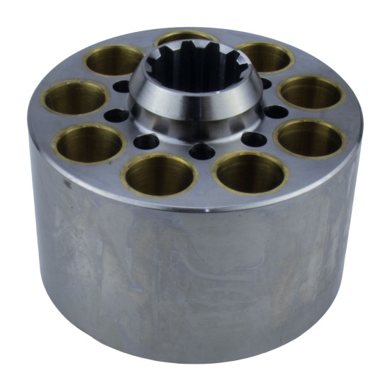 Cylinder block and Valve plate Left Kawasaki K3V63, K3VG63, K5V80, K3V80 SKS