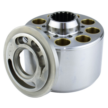 Cylinder block and Valve plate Left Kawasaki VOE14596493 SKS