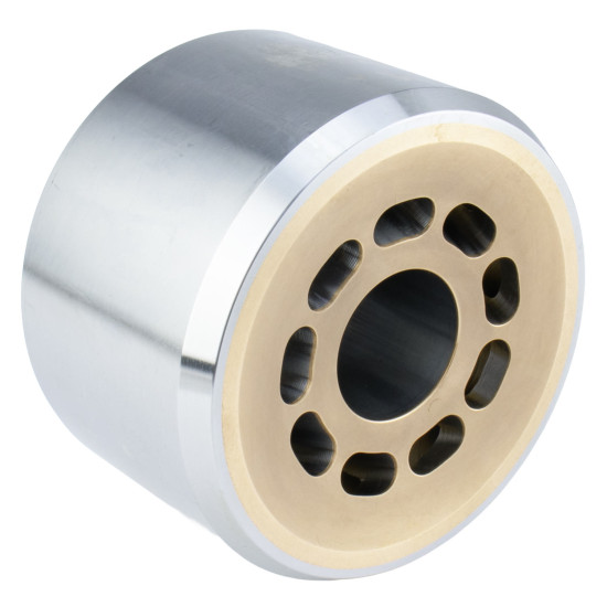 Cylinder block and Valve plate Left Kawasaki VOE14596493 SKS