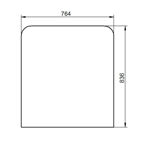Glass JCB JHN0178 AFM