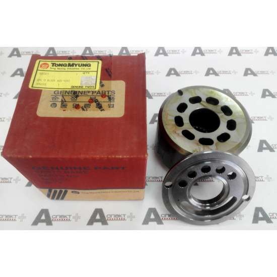 Cylinder block and Valve plate Left Hitachi 2042059+2044792 HITACHI