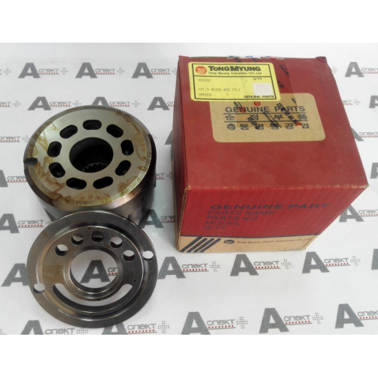Cylinder block and Valve plate Right Hitachi 2042059+2044793 HITACHI
