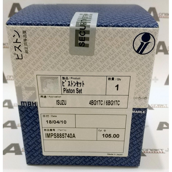 Piston Set (piston, pin, snap ring) Isuzu 8973585740 IZUMI