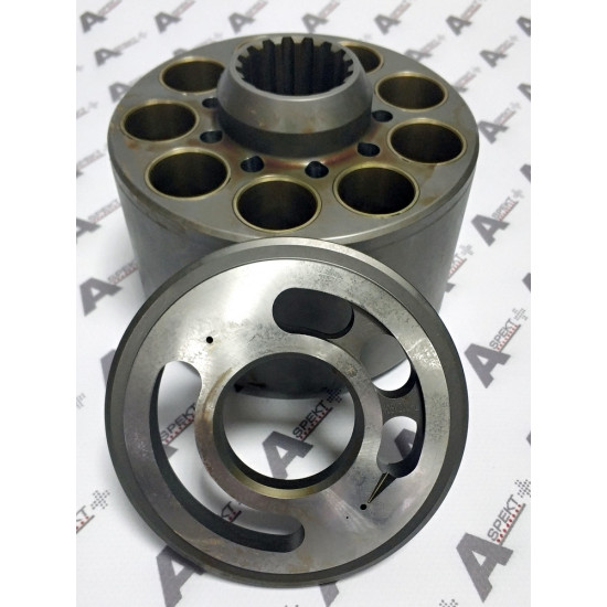 Cylinder block and Valve plate Left Kawasaki 0451002 HANDOK