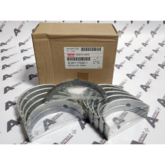 Crankshaft Bearings Set Isuzu 8941170320 Genuine