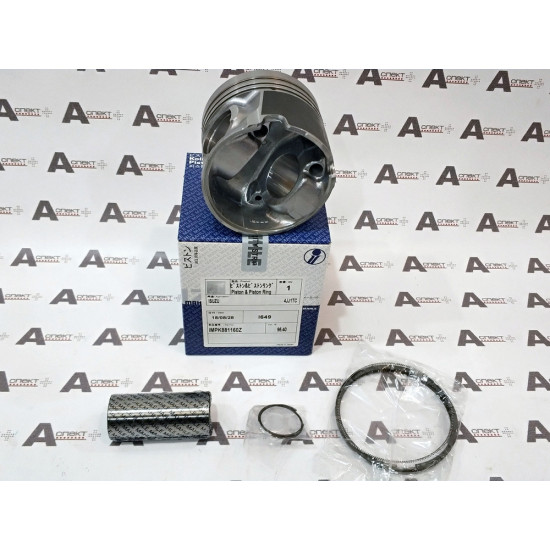 Piston Kit (piston, pin, ring, snap ring) Isuzu 8981929260 IZUMI
