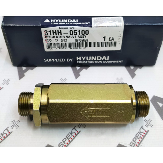 Valve Relief Hyundai 18D-7E 31HH-05100 HYUNDAI