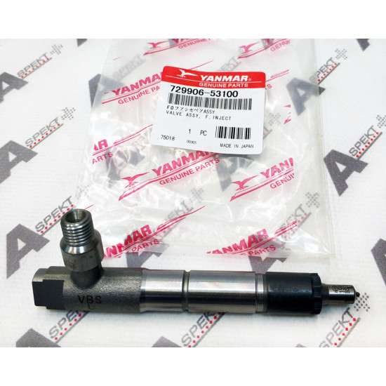 Fuel Injector Yanmar 729906-53100 Genuine