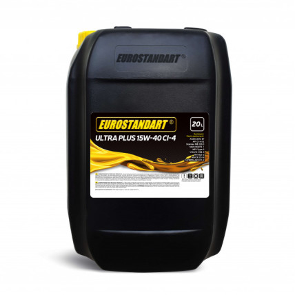 Motor oil Plus 15W-40, 20L EUROSTANDART
