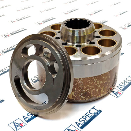 Cylinder block and Valve plate Left Kawasaki XJBN-01199 FLUTEK