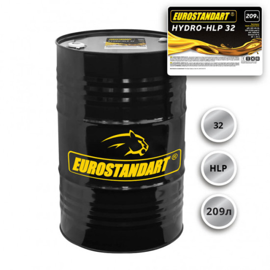 Hydraulic Oil HYDRO HLP32, 209L EUROSTANDART