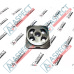 Placa de válvula Motor Bosch Rexroth R909921791