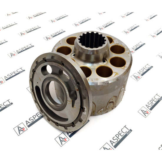 Cylinder block and Valve plate Left Komatsu 708-2G-04151 HANDOK