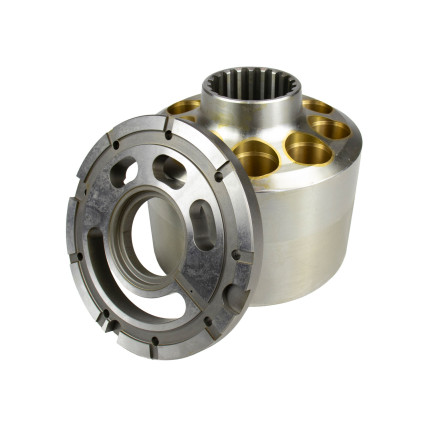 Cylinder block and Valve plate Left 708-27-00020 Komatsu HPV160 HANDOK