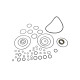 Seal kit pump Komatsu HPV35 YBS