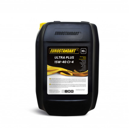 Motor oil Plus 15W-40, 10L EUROSTANDART