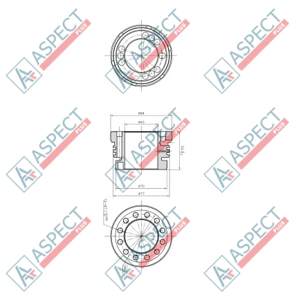 Placa de válvula 1 speed Bosch Rexroth 20/905914 AFM