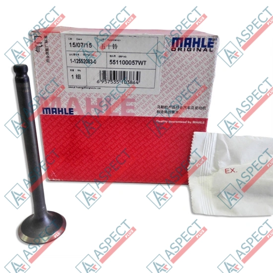 Exhaust Valve Isuzu (1876183450) 4BD1, 4BG1, 4BC2 Hitachi, JCB Mahle