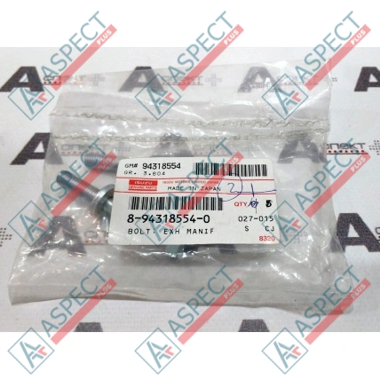 Moteur à boulons Isuzu (8943185540) 4BD1, 4BG1 Hitachi, JCB Pièce OE