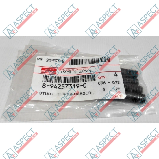 Stud Isuzu (8942573190) 4BD1, 6BD1, 4BG1 Hitachi, JCB Genuine