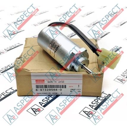Solenoid Diesel Engine Isuzu (8973295680) 3LB1, 3LD1, 3LD2 Hitachi, JCB Genuine