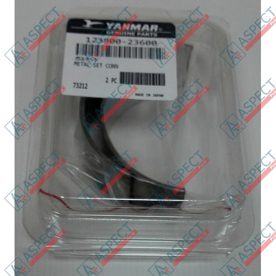 Вкладыш шатуна Yanmar (123900-23600) 4TNE106 Оригинал