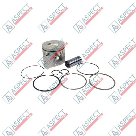 Piston Kit (piston, pin, ring, snap ring) Isuzu (8981529011) Hitachi, JCB OEM