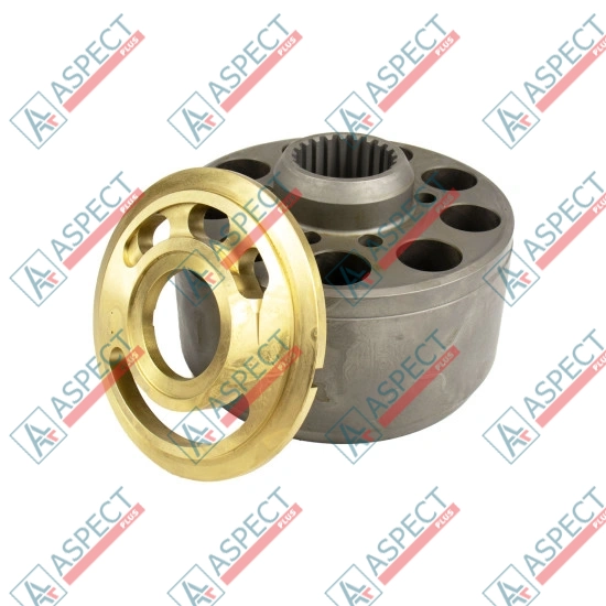 Cylinder block and Valve plate Left Kawasaki VOE14552721 HANDOK