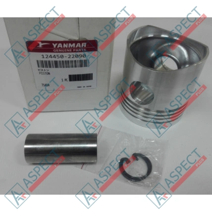 Set piston (piston, știft, inel elastic) Yanmar (124450-22090) 2TR17 Piesă OE
