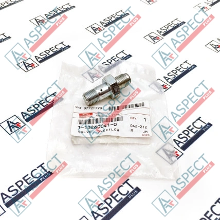 Soupape de trop-plein de carburant Isuzu (1132600410) 6BD1 Hitachi, JCB Pièce OE