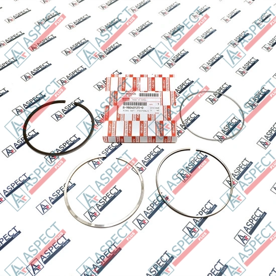 Piston ring STD Isuzu (8980401250) 4HK1 Hitachi, JCB Genuine