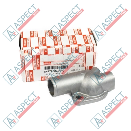 Water Outlet Pipe Isuzu (8972584792) 3LD1, 3LD2, 4LB1 Hitachi, JCB Genuine