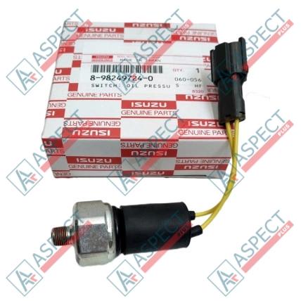 Pressostat d`huile Isuzu (8982497240) 6HK1, 6BG1, 4BG1 Hitachi, JCB Pièce OE
