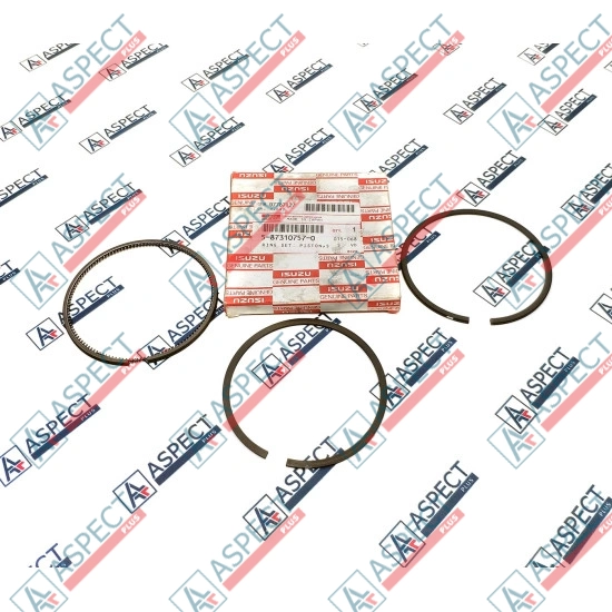 Piston ring STD Isuzu (5873107570) 4JA1, 4JB1 Hitachi, JCB Genuine